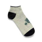 イラスト MONYAAT のみぐつぐとり　みどり3 Ankle Socks