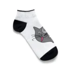 ご当地妖怪雑貨屋 鶴屋もののけ堂 SUZURI店の山猫ちゃん Ankle Socks