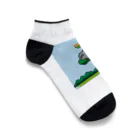 スマイル＿Ｓのドット絵コアラ Ankle Socks