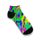 NeonLeakのペンキちゃん8 Ankle Socks