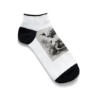 070-7412-0063の舞龍 Ankle Socks