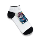 PaletteProdigyの猫のシティライフ Ankle Socks