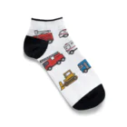 uudonuudonの顔つき働く車 Ankle Socks