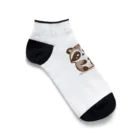 mitsu5872のほのぼのアライグマ家族物語 Ankle Socks