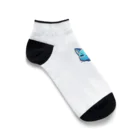 BlueCatStyleの凛々しいあおねこ Ankle Socks