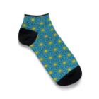 Musashi和柄Shop 【Japanese pattern】の麻の葉くるぶしソックス Ankle Socks