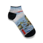 浮世絵屋の広重「冨二三十六景㉗　伊勢二見か浦」歌川広重の浮世絵 Ankle Socks