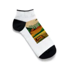 lallypipiのドット柄の世界「野生の王国」グッズ Ankle Socks