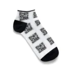 未来面白デザイン屋の和ノ國デザインＱＲコード Ankle Socks