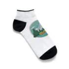 ファンシーTシャツ屋のアウトドアーワッペン Ankle Socks