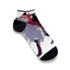 SCL_UMA_Crew_ProjectのデジタルUMA：ジェヴォーダンの獣 Beast of gevaudan Ankle Socks