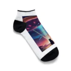 ParadigmStar　パラダイムスターのUFOに遭遇!? 不思議な猫のキャトルミューティレーション！👽🐱✨ Ankle Socks