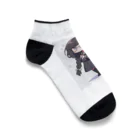 かわいい女の子とシュールな絵の地味子 Ankle Socks