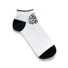 Tokyo_Doodleのもふもふアプリコット　トイプードル　みずあそび Ankle Socks