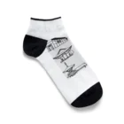 yason1031の和の建築 Ankle Socks