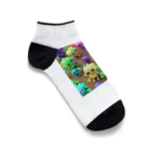 かんむりわっしーの集まれKAWAii宇宙人 Ankle Socks