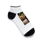 GoldCatの黒猫紳士 Ankle Socks