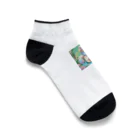 karekore_のかわいいユニコーンのみこ Ankle Socks