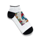 hypudgyのヒーローペンギンB Ankle Socks