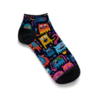 tAIruShokunin - タイル職人のいろいろな動物 Ankle Socks