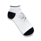 uinoe（ウイノエ）の憂いのスポットカラー Ankle Socks