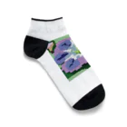 noaru633のドット絵のヒルガオ Ankle Socks