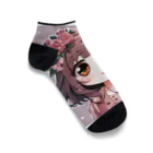 mikukiのかわいい女の子 Ankle Socks