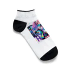 iSysのゲーミング少女ピーシースリー Ankle Socks