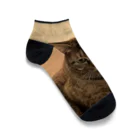 キキの黒猫ショップのツンデレキジトラ猫 Ankle Socks