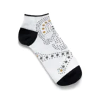 ファンシーTシャツ屋のスワロ風スカル Ankle Socks