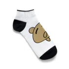 hanakuma33のhanakumaぺたんこくまさん Ankle Socks