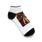 barisukaのバーに来たブルドッグ Ankle Socks