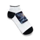 katohkouchiの星空の舞、夜を守る猫 Ankle Socks