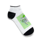 🥚🍏☠︎の末っ子のキョンシーちゃん(green) Ankle Socks