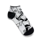 mkumakumaの猫がいっぱい３ Ankle Socks