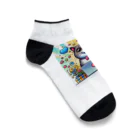 katohkouchiのCreate_an_illustration_of_a_cat_that_looks_incredi_new Ankle Socks