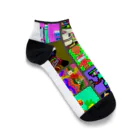 泡人FAMILIA🐩フィジカルマーケットのPixelvacationのなかまたち　その２ Ankle Socks