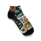 (っ◔◡◔)っ ♥ Le Petit Trésor ♥の花の詩カップ(The Flower Poetry Cup) Ankle Socks