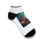 entalaboの近未来自然都市 Ankle Socks