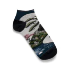 AI-factoryの日本庭園 Ankle Socks