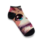 yos-1292583のねこニコばん Ankle Socks