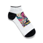 カピパーラ🐻のヒップホップDJガール♪ Ankle Socks