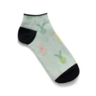 うさぎやのうさぎ柄8 Ankle Socks