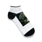 AQUAMETAVERSEの魅惑的な緑の世界　なでしこ　1478 Ankle Socks