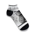 にくきゅう299のBack-raised Dream Cat 3 Ankle Socks
