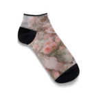 AQUAMETAVERSEのバラの花束と女性　なでしこ1478 Ankle Socks