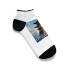 Irregular is beautifulのSanctuary of the Sea: Pathway to Serenity Ankle Socks