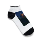 AQUAMETAVERSEの五重塔　なでしこ1478 Ankle Socks