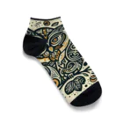 kotpopのSymmetrical Owls Ankle Socks