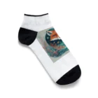 ブルーレイの深海を想う狐 Ankle Socks